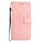  Samsung Galaxy A57 5G Fodral Läder Rhombus Rosa