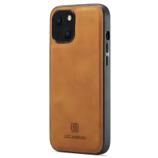 DG.MING DG.MING iPhone 15 Skal L&auml;derbelagt Brun