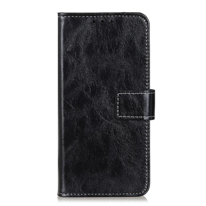 Bild 2,  Xiaomi 12 Pro Fodral Crazy Horse Svart