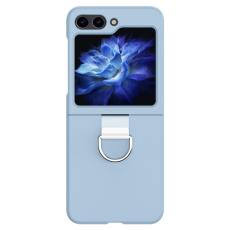  Galaxy Z Flip 6 / 7 FE Skal Skin Touch Ringh&aring;llare Ljus Bl&aring;
