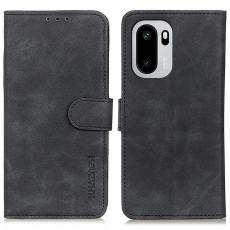 KHAZNEH KHAZNEH OnePlus 15R Fodral Retro L&auml;der Svart