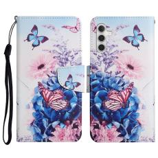  Samsung Galaxy S26 Fodral Med Tryck Fj&auml;rilar / Blommor