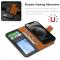  iPhone 15 Plus 2in1 Magnet Fodral Crazy Horse Svart
