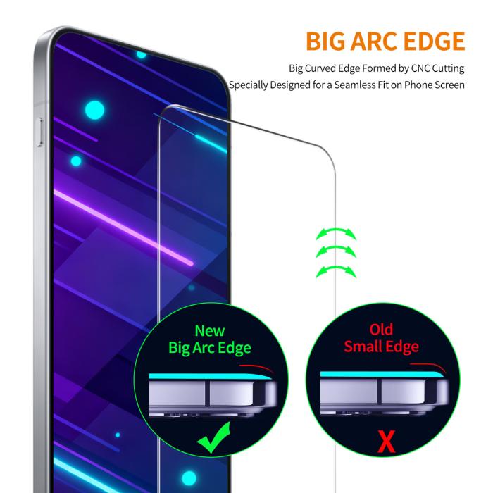 Bild 4, ENKAY ENKAY Motorola Edge 70 2-PACK Skärmskydd Härdat Glas