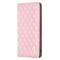 BINFEN BINFEN Galaxy S24 Fodral Diamond Flip Läder Rosa