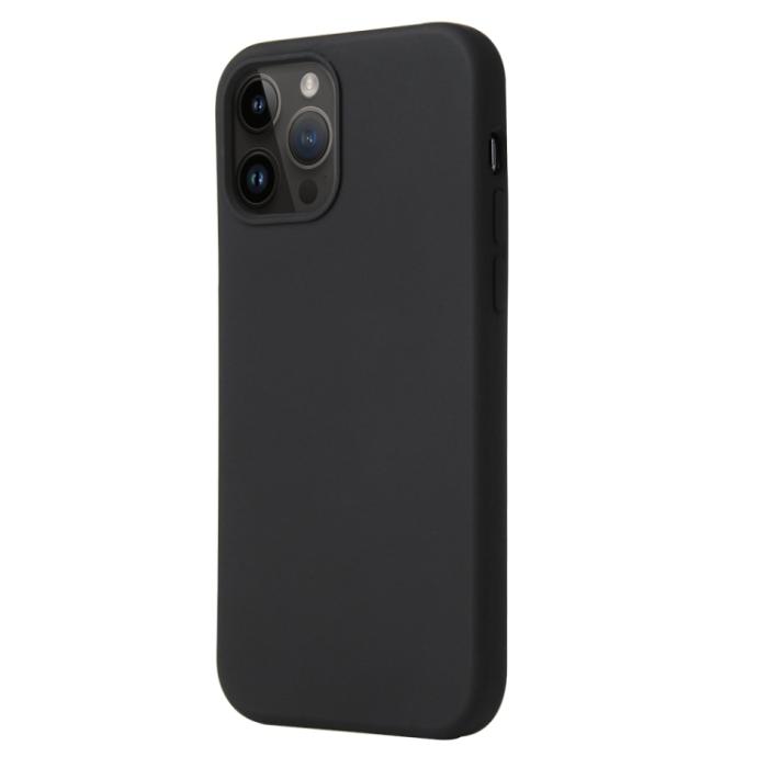 Bild 2,  iPhone 15 Pro Max Skal Liquid Silikon Svart