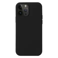  iPhone 15 Pro Max Skal Liquid Silikon Svart