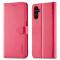 LC.IMEEKE LC.IMEEKE Samsung Galaxy A04s / A13 5G Fodral Läder Röd/Rosa