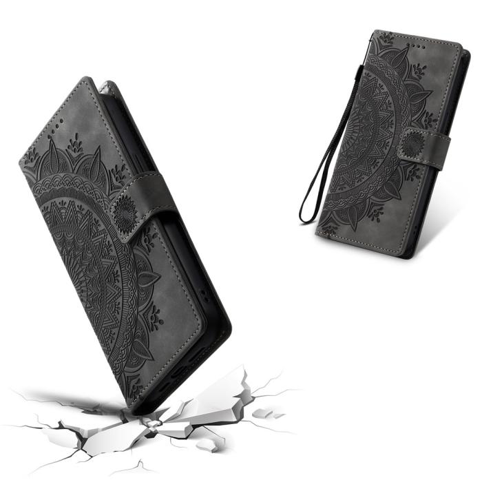 Bild 6,  iPhone Air Fodral Mandala Läder Grå