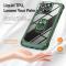  iPhone 15 Pro Max Skal Ring Shockproof Hybrid Grön