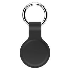  Apple AirTag H&aring;llare Silikon Nyckelring - M&ouml;rk Gr&aring;
