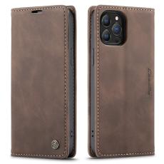 CASEME iPhone 13 Pro - CASEME Retro L&auml;der Fodral - M&ouml;rk Brun