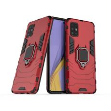  Samsung Galaxy A51 - Hybrid Ring Skal - R&ouml;d