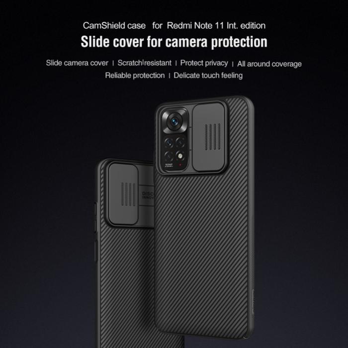 Bild 4, NILLKIN NILLKIN Xiaomi Redmi Note 11 4G Skal CamShield Pro Svart