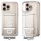 GKK GKK iPhone 16 Pro Max Skal Med Strap Transparent / Silver