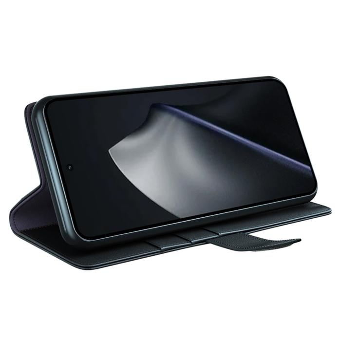 Bild 2,  Xiaomi 17T Fodral Premium Split Läder Svart