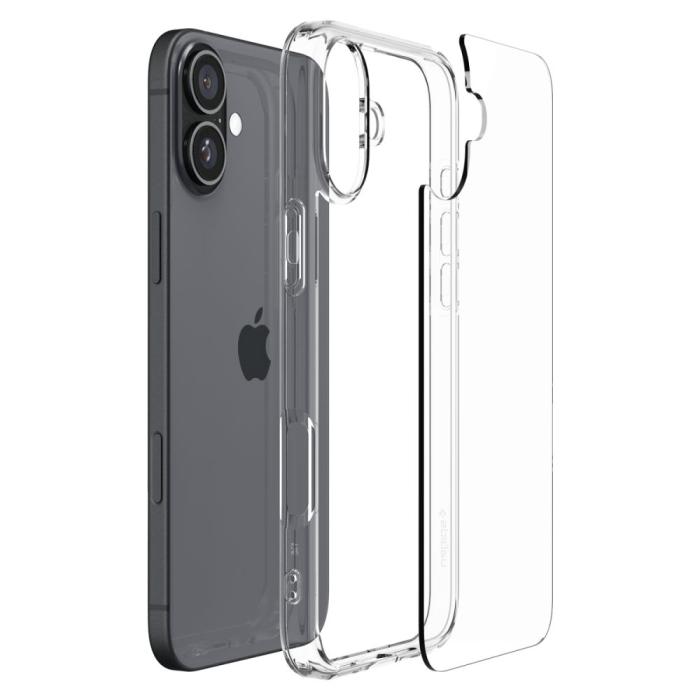 Bild 6, Spigen Spigen iPhone 16 Skal Ultra Hybrid Crystal Clear