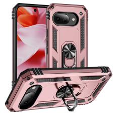  Google Pixel 9a Skal Shockproof Hybrid Ring Ros&eacute;guld