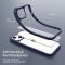 LEEU DESIGN LEEU DESIGN iPhone 15 Skal Hybrid Matt Blå