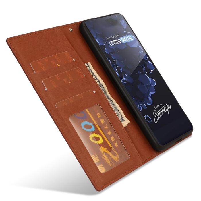 Bild 4,  Samsung Galaxy S23 Plus 2in1 Magnet Fodral Brun
