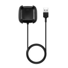 Tactical Tactical USB Laddare 1m Fitbit Versa / Fitbit Versa Lite Svart