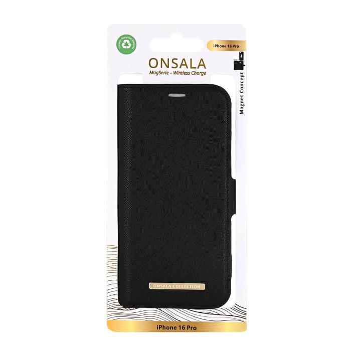 Bild 4, Onsala Onsala iPhone 16 Pro Fodral MagSafe 2 Kortfack Svart