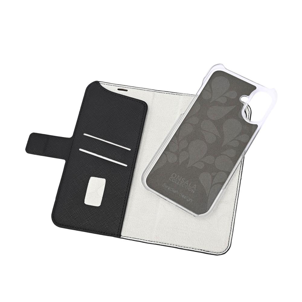 Onsala Onsala iPhone 16 Plus Fodral MagSafe 2 Kortfack Svart