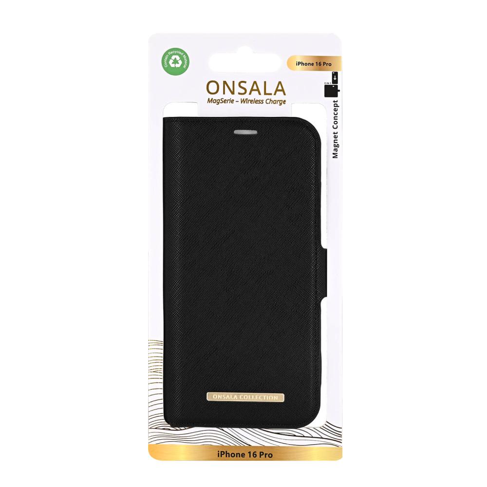 Onsala Onsala iPhone 16 Pro Fodral MagSafe 2 Kortfack Svart