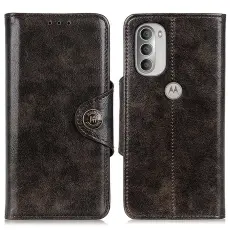 KHAZNEH KHAZNEH Motorola Moto G51 Fodral Retro Brun