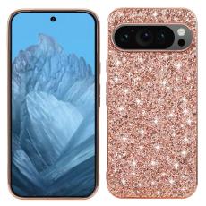  Google Pixel 10 / 10 Pro Skal Glitter Hybrid Ros&eacute;guld