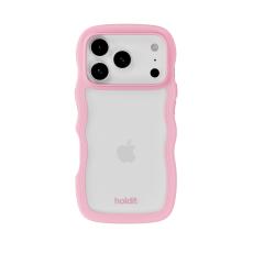 holdit holdit iPhone 17 Pro Max Mobilskal Wavy Pink/Transparent