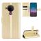  Nokia 5.4 - Crazy Horse Fodral - Guld