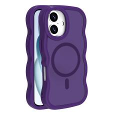  iPhone 16 Plus Skal MagSafe Wavy Matt Lila