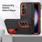  Samsung Galaxy S25 Skal Extreme Hybrid Kickstand Svart/Orange