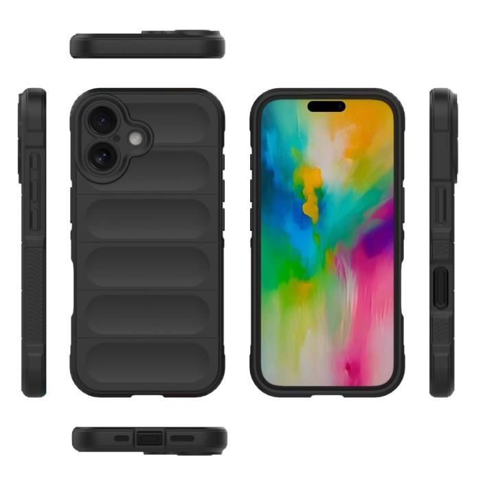 Bild 6,  iPhone 16 Plus Skal Magic Shield Svart