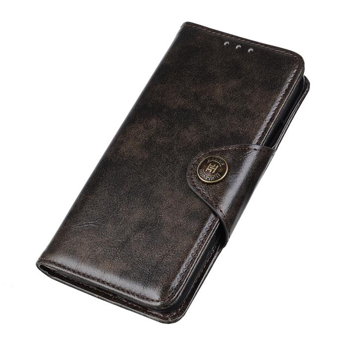 Bild 6, KHAZNEH KHAZNEH Motorola Moto G51 Fodral Retro Brun