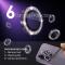 NORTHJO NORTHJO iPhone 15 Pro/Pro Max/14 Pro/Pro Max Linsskydd Strass 2-PACK Lila