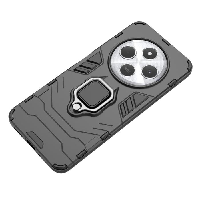 Bild 5,  Xiaomi Redmi 14C Skal Hybrid Armor Ring Svart