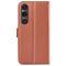  Sony Xperia 1 VI Fodral Litchi Läder Brun