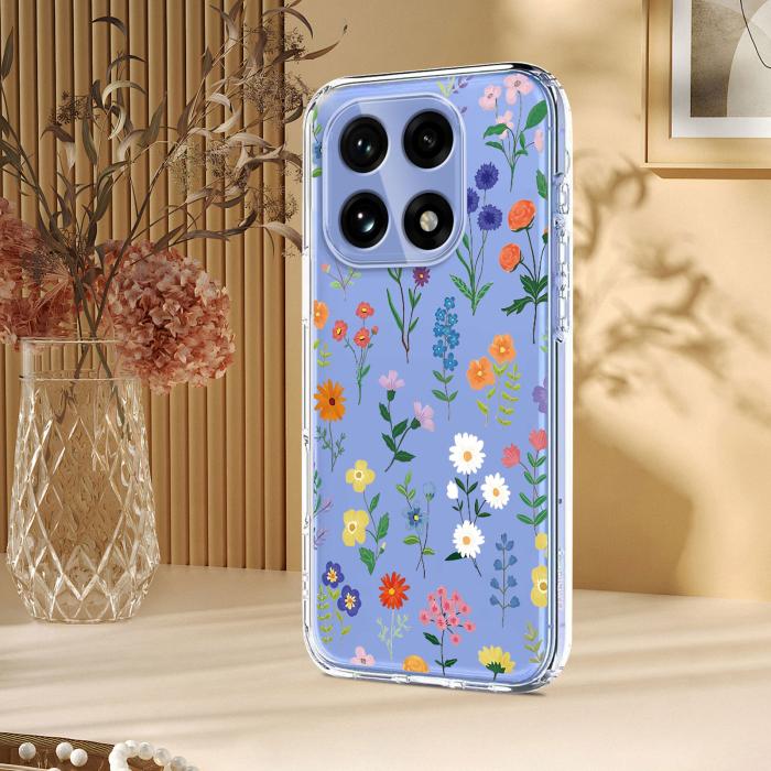 Bild 5,  OnePlus 15 Skal TPU Med Tryck Blommor