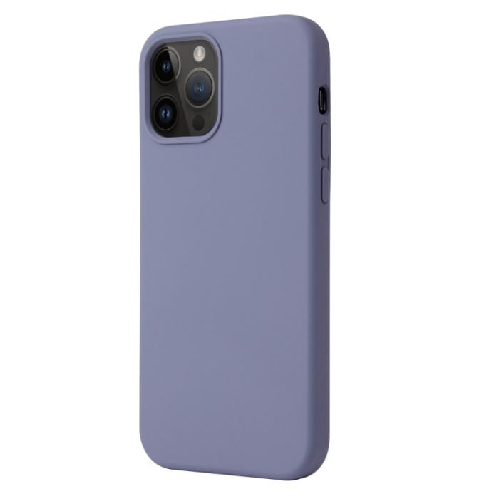 Bild 2,  iPhone 15 Pro Max Skal Liquid Silikon Lilagrå