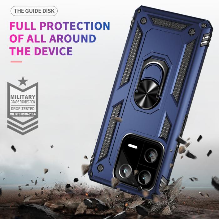 Bild 3,  Xiaomi 13 Pro 5G Skal Ring Armor Blå