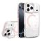 iPhone 17 Pro Max Skal MagSafe Kickstand Transparent / Rosa