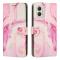 Motorola Moto G73 5G Fodral Marmor Roséguld