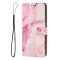  Motorola Moto G73 5G Fodral Marmor Roséguld