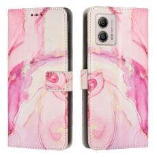  Motorola Moto G73 5G Fodral Marmor Ros&eacute;guld