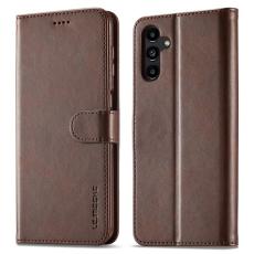 LC.IMEEKE LC.IMEEKE Samsung Galaxy A04s / A13 5G Fodral L&auml;der Brun