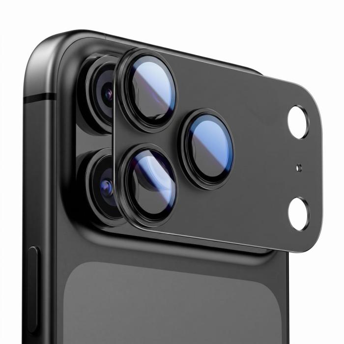 Bild 3, Tech-Protect Tech-Protect iPhone 18 Pro Max Linsskydd CamFull Fit+ Svart
