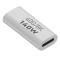  140W USB 3.1 USB-C Hona till USB-C Hona Adapter 8K 40Gbps Vit