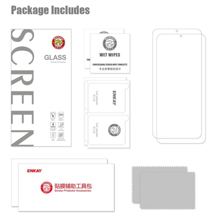 Bild 6, HAT PRINCE HAT PRINCE Xiaomi Redmi 10 5G 2-PACK Skärmskydd Härdat Glas